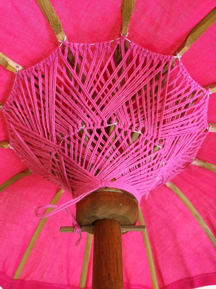 PRODİVA DEKORATİF BALİ ŞEMSİYESİ 90 CM PEMBE