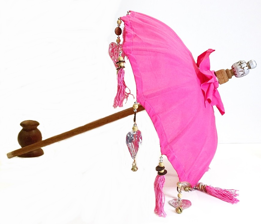 PRODİVA DEKORATİF BALİ ŞEMSİYESİ 90 CM PEMBE