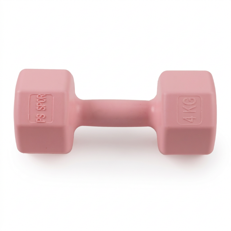 2 Adet 4 KG Pembe Dambıl Seti – 8 KG Toplam Ağırlık, Fitness ve Evde Egzersiz