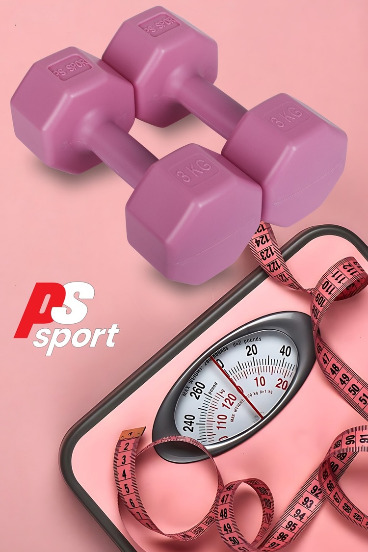 PSSPOR 3 Set Pembe Dambıl Set (1KG - 2 Adet 2KG - 2 Adet 3KG x2 Adet Gönderim Yapılmaktadır)