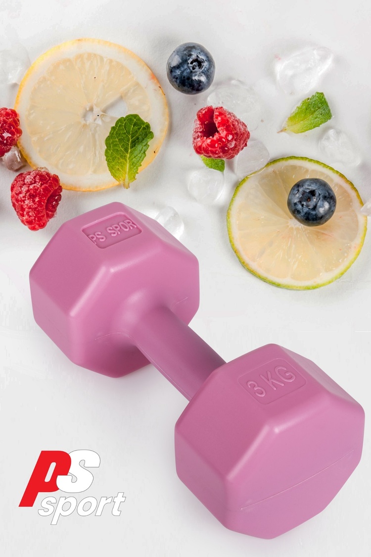 PSSPOR 2 Adet 3KG Pembe Renk Dambıl Seti ( 2 Adet 3KG Gönderim Yapılmaktadır)