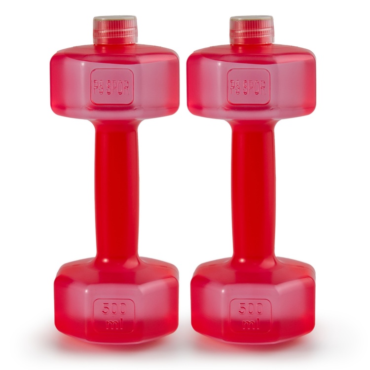 Ps Spor 0.5 Kg Dambıl ve suluk x 2 Adet ( Pembe )