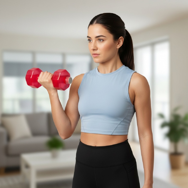 Ps Spor 0.5 Kg Dambıl ve suluk x 2 Adet ( Pembe )
