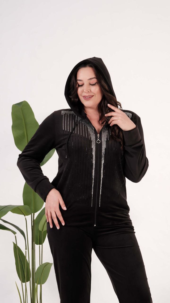 KADİFE TAŞLI TAKIM