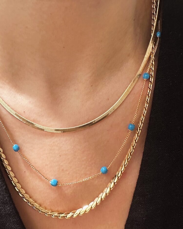 Kalın balık sırtı kolye