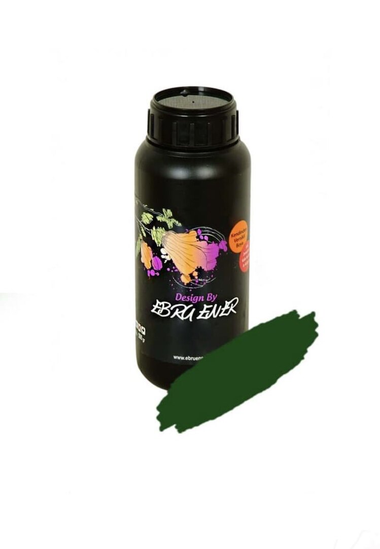 Ebru Ener Anka Islak zemin boyası Orman yeşil (500 gr)