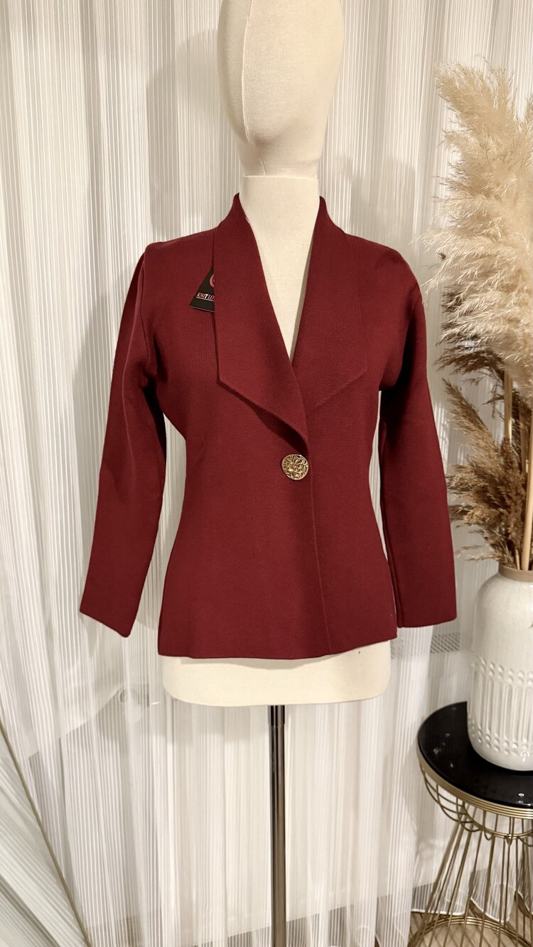 Triko Blazer Ceket