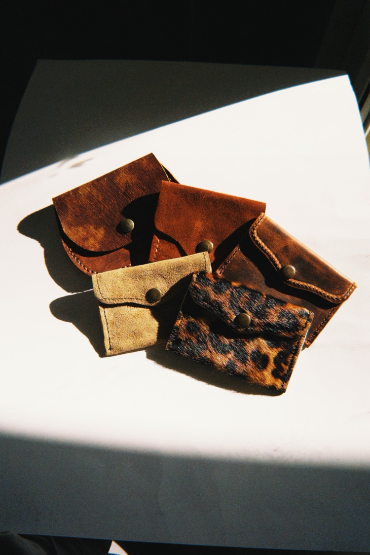 Leather Suet Wallet
