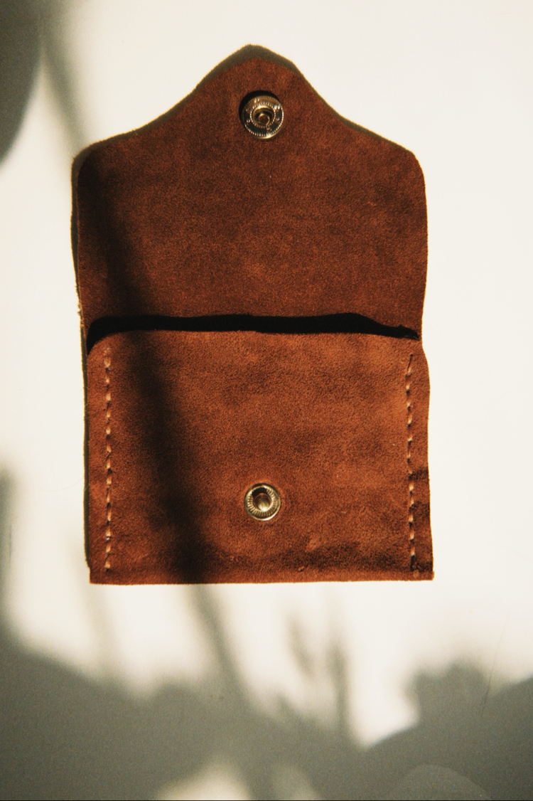 Leather Suet Wallet