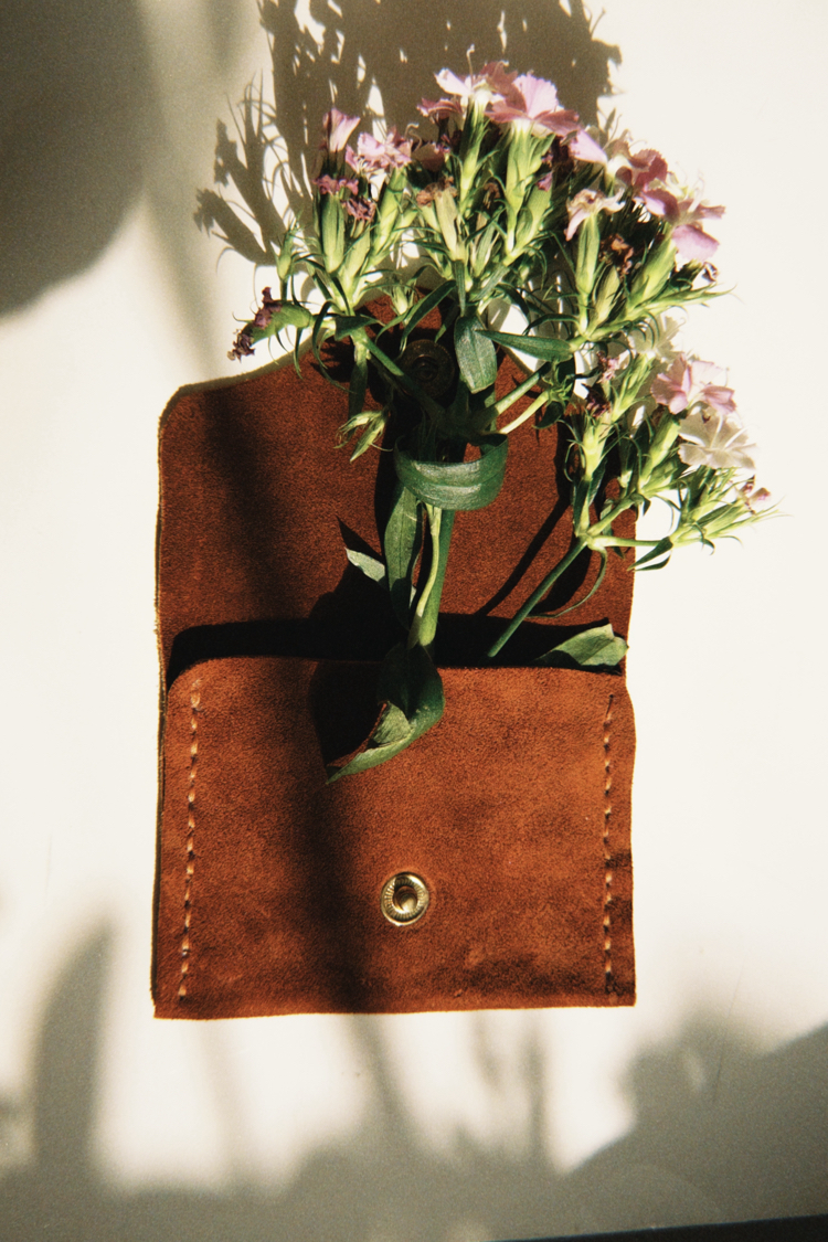 Leather Suet Wallet