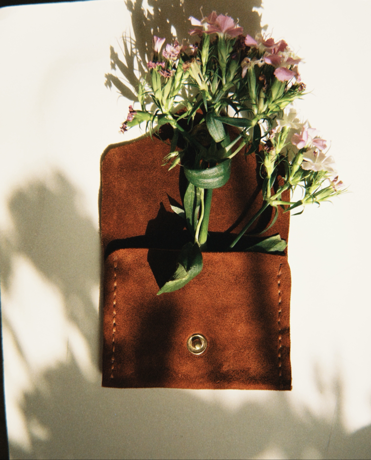 Leather Suet Wallet