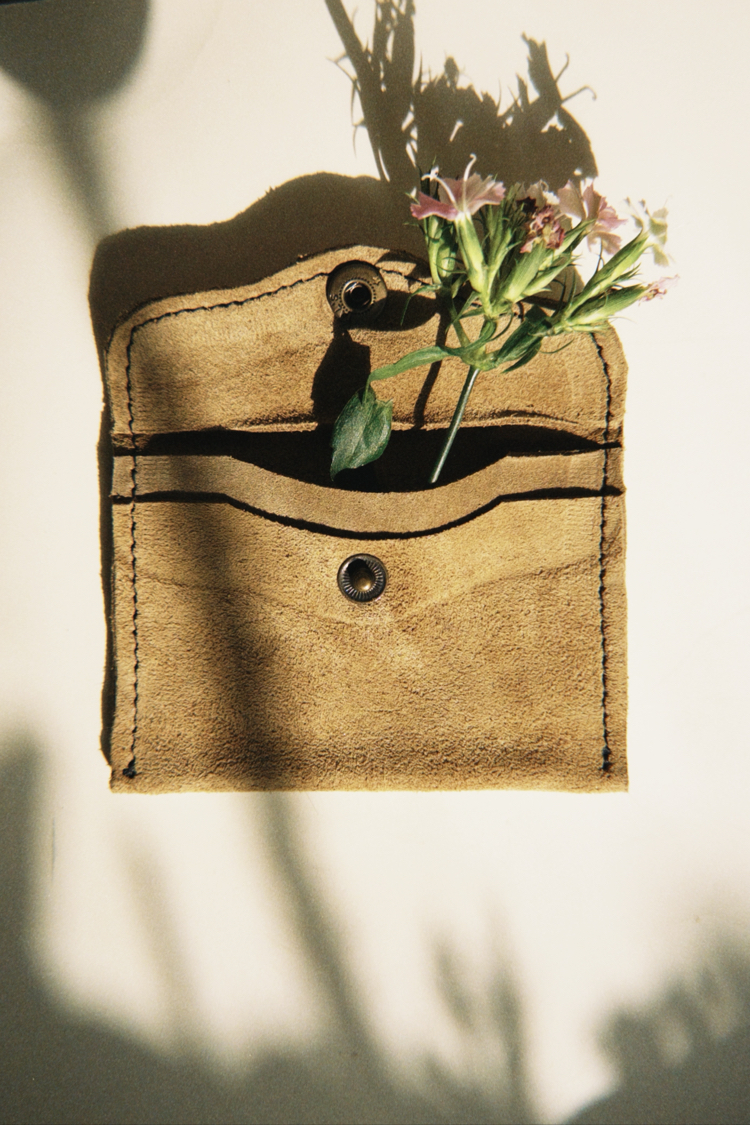 Leather Suet Wallet
