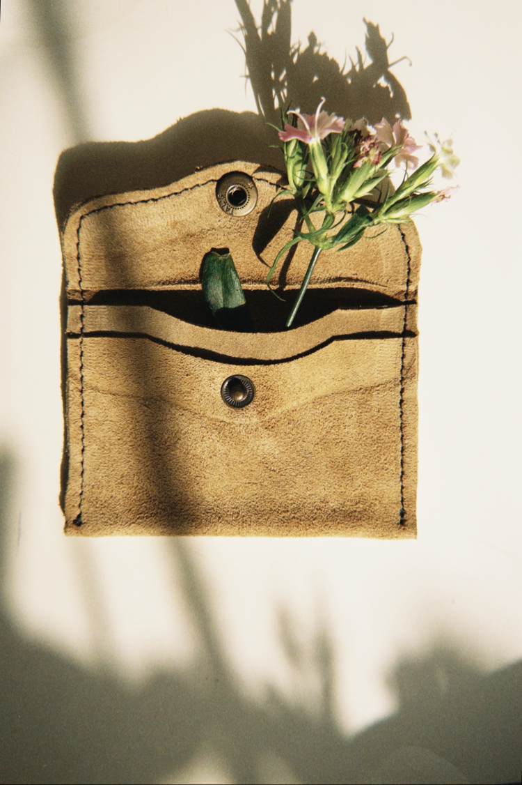 Leather Suet Wallet