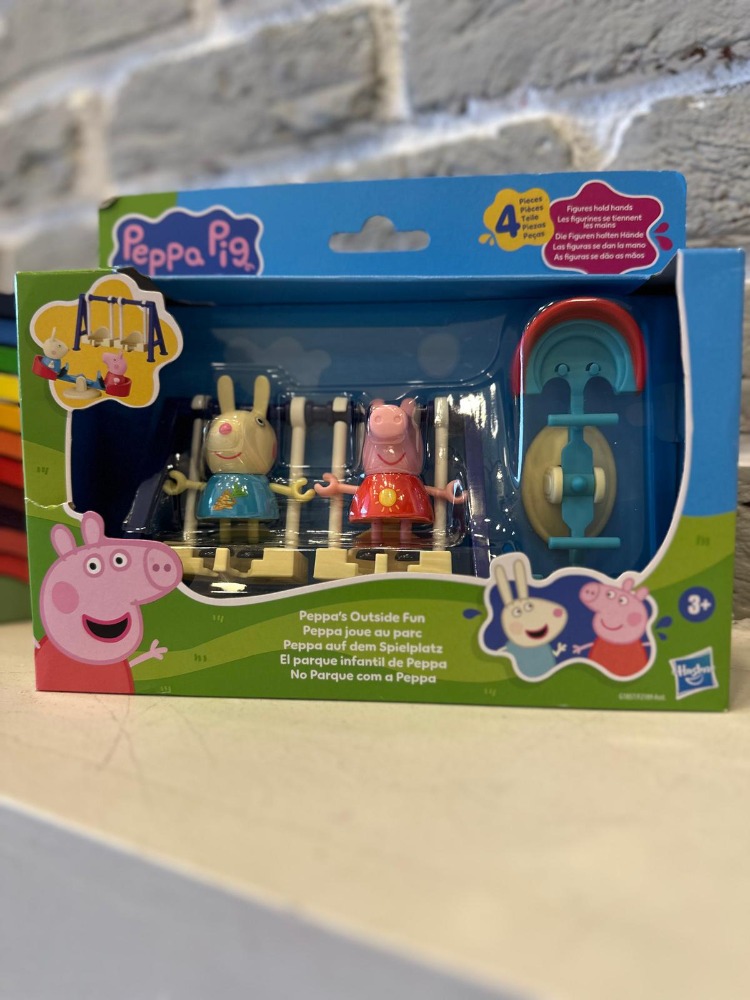 Peppa Pig Peppa’s Outside Fun – Dış Mekân Park Eğlencesi Oyun Seti (4 Parça)