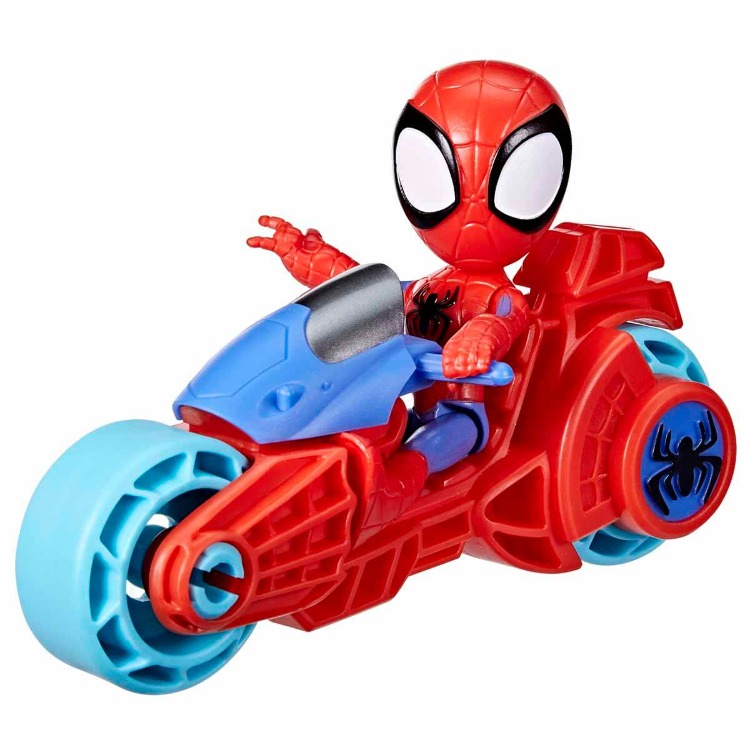Marvel Spidey & His Amazing Friends – Spidey Figür ve Motor Seti (Hasbro)