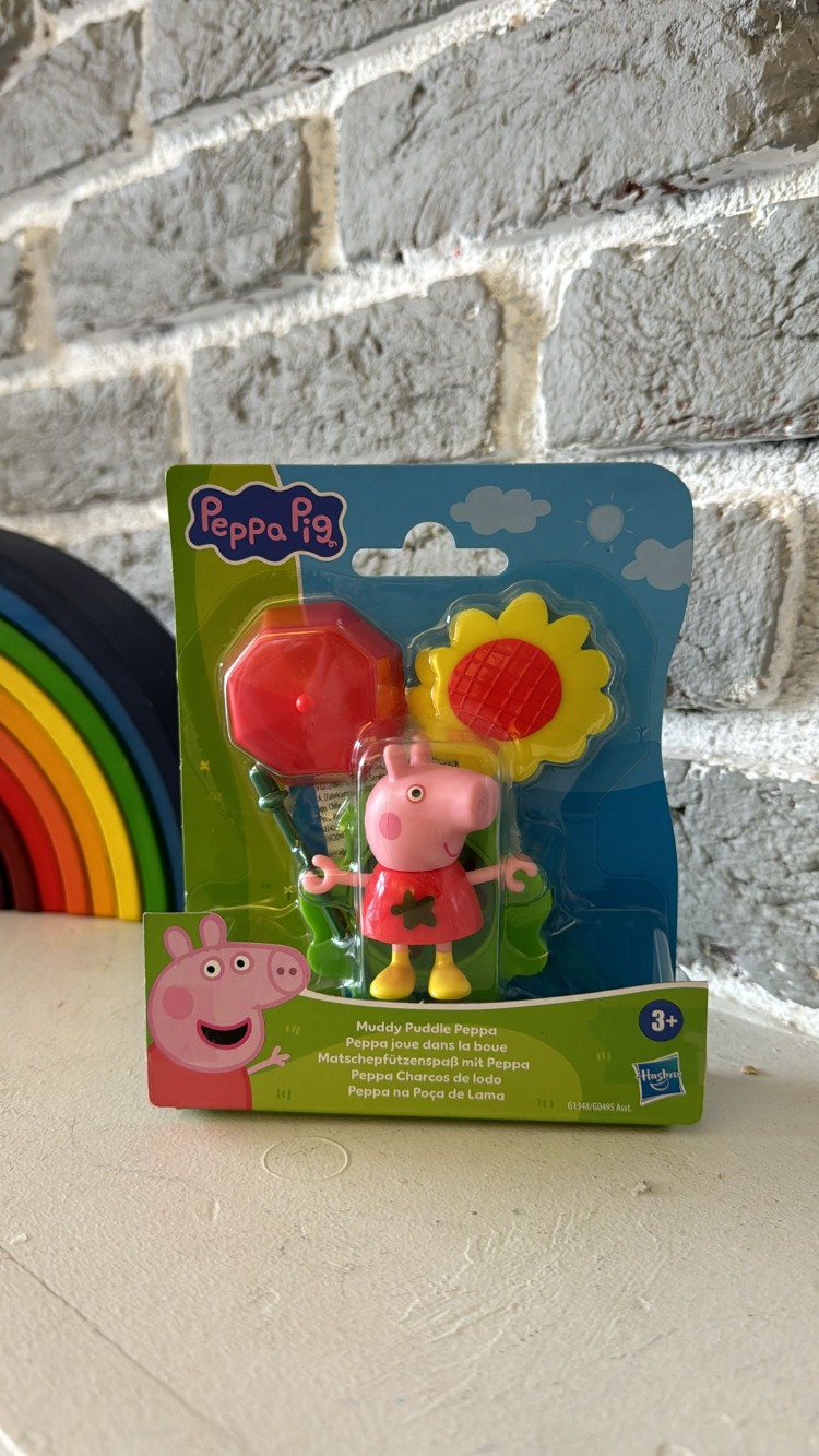 Peppa Pig Muddy Puddle Peppa Figür – Aksesuar Seti (Hasbro)