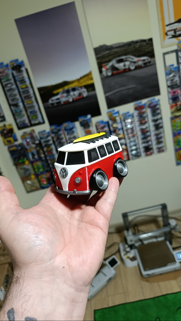 ❌VW T1 Tooned Bus 3D Baskı❌