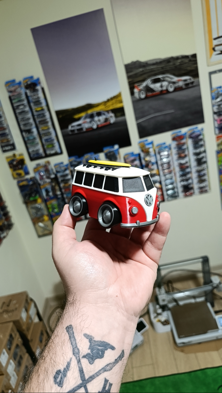 ❌VW T1 Tooned Bus 3D Baskı❌