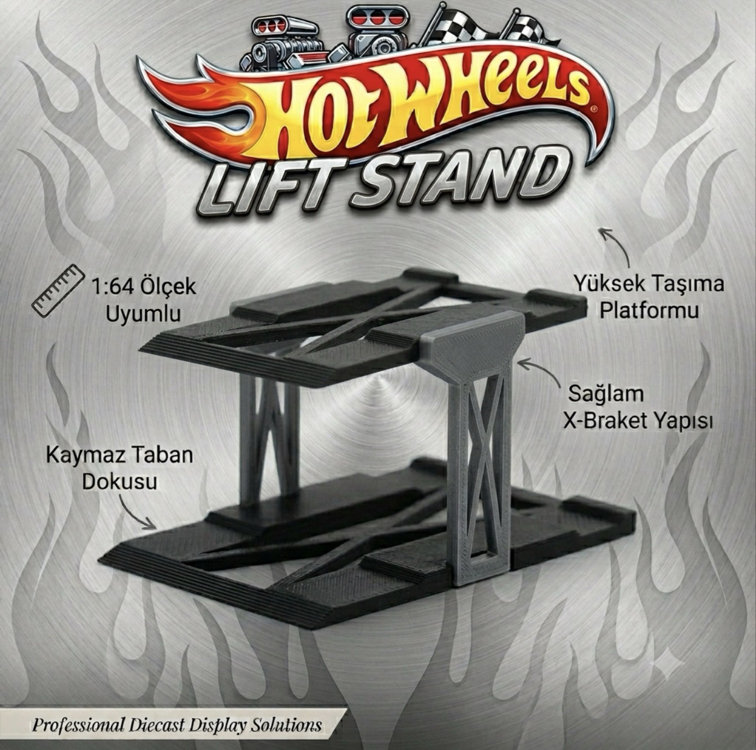 Hotwheels Lift Stand (2 Adet)