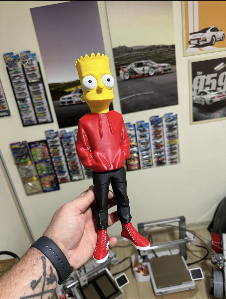 ❌Bart Simpson 3D Baskı❌