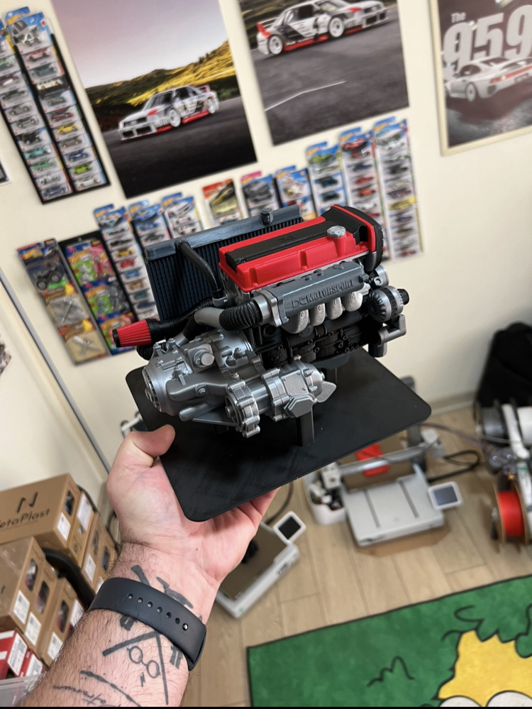 ❌4G63 Lancer EVO9 Motor 3D Baskı❌