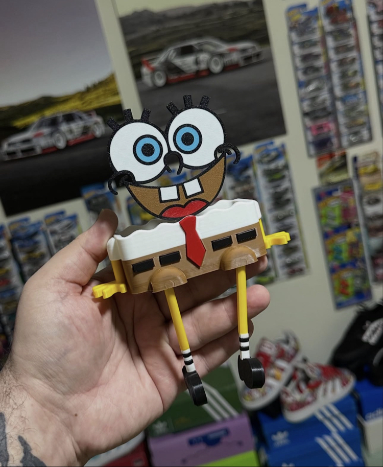 ❌Sponge Bob Mutfak Düzenleyici 3D Baskı❌
