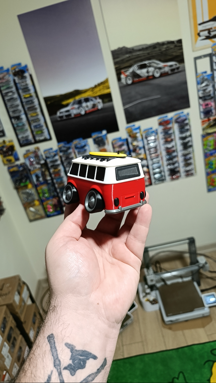 ❌VW T1 Tooned Bus 3D Baskı❌