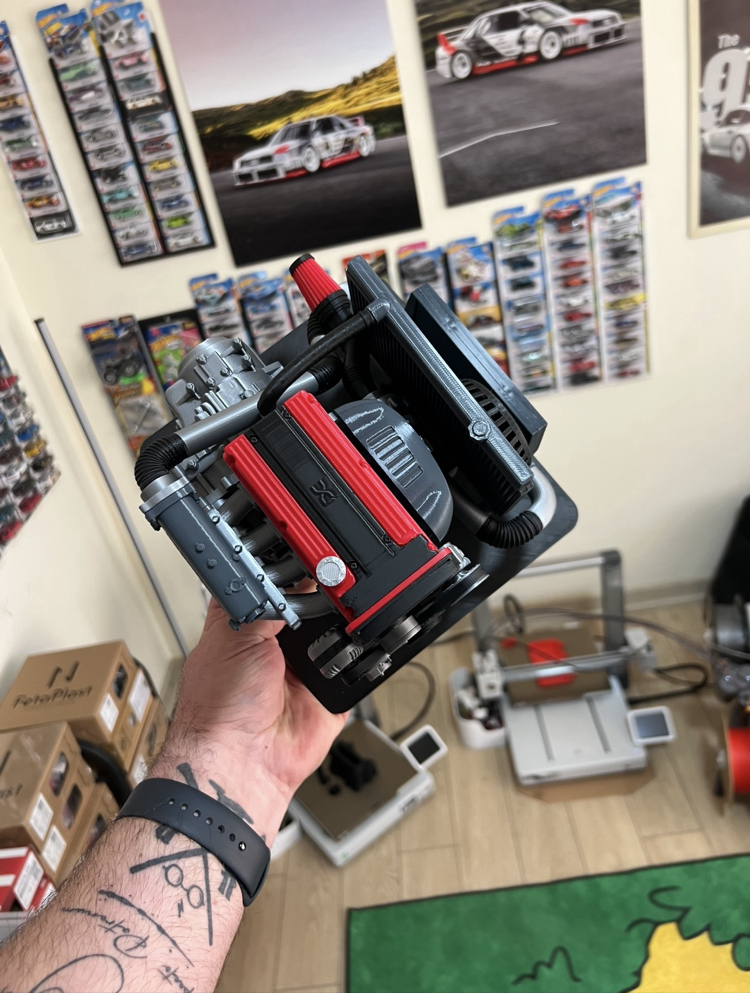 ❌4G63 Lancer EVO9 Motor 3D Baskı❌