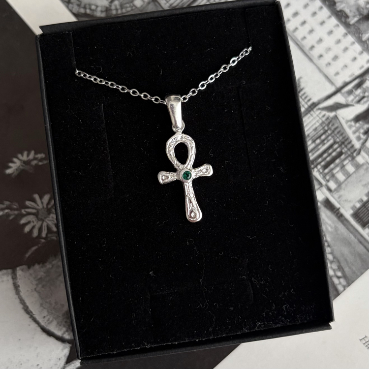 Ankh (zümrüt) Kolye