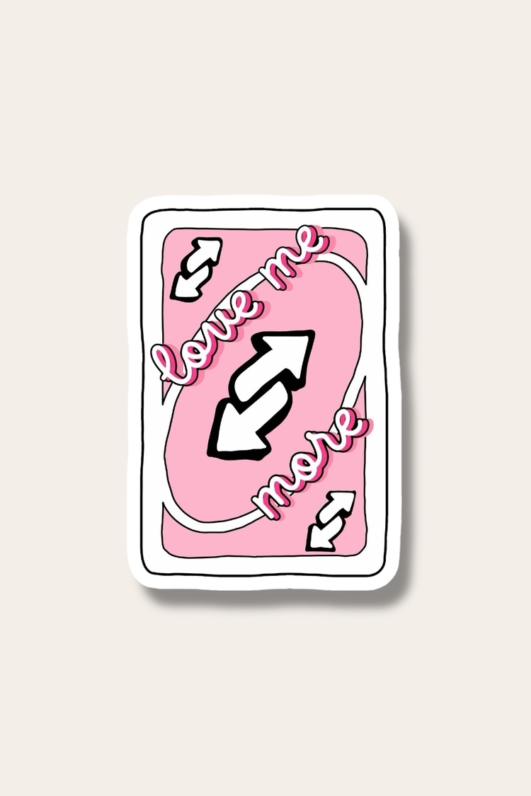 Love Me More Tekli Sticker