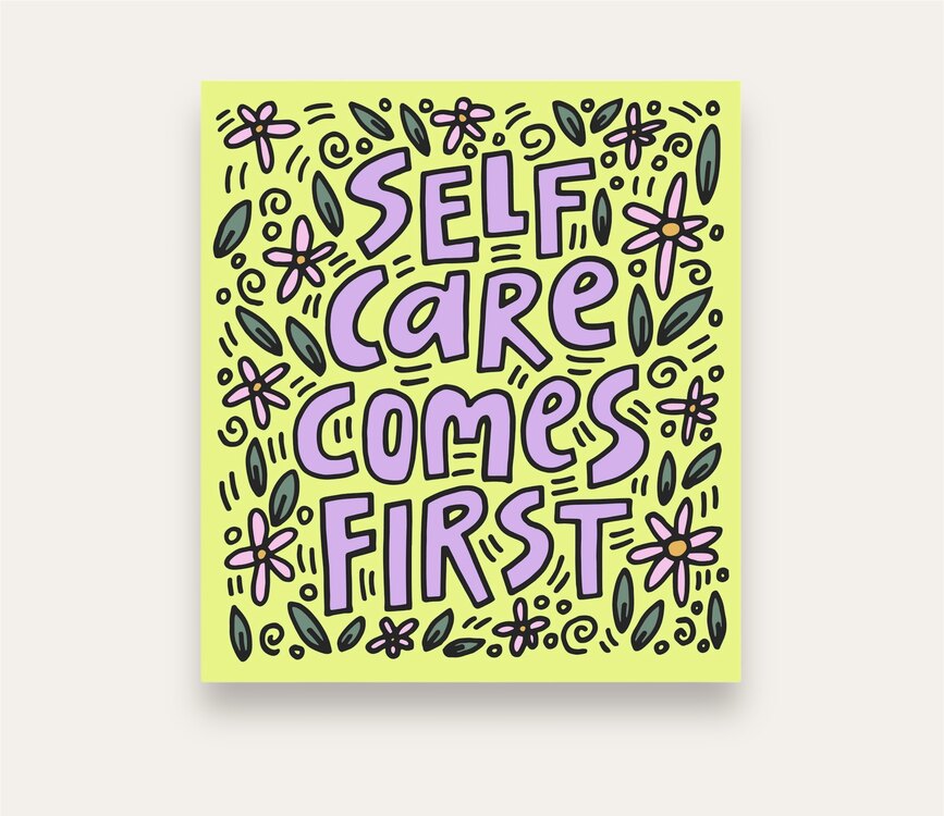 Self Care Comes First Tekli Sticker