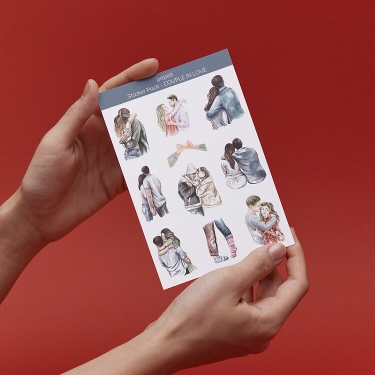 Couple in Love Sticker Pack 