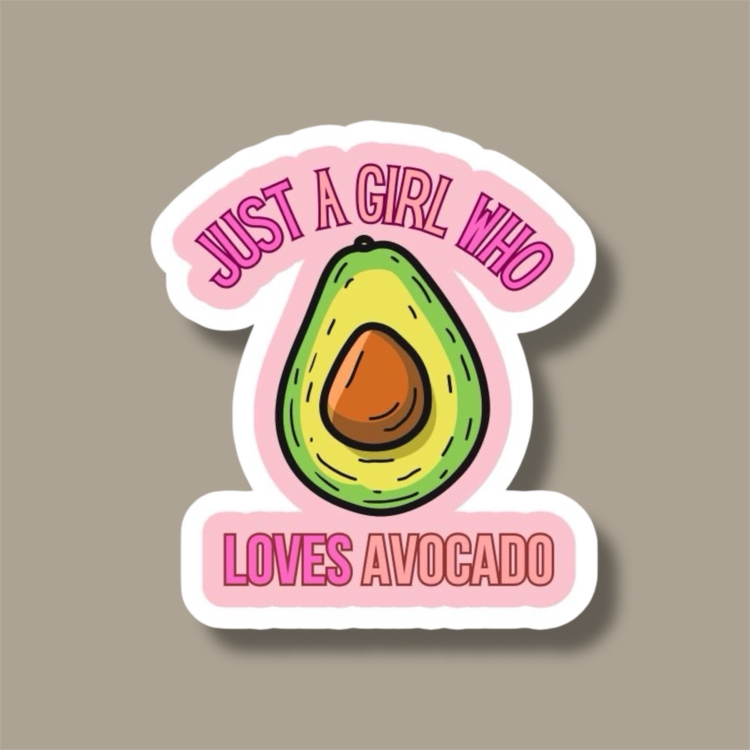 Avakado tekli Sticker seti