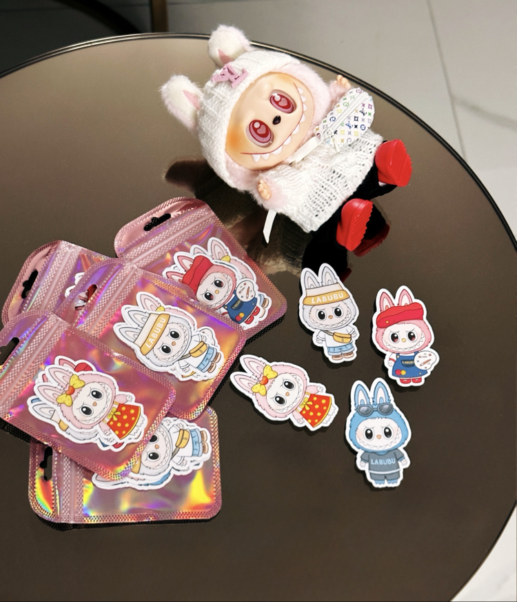 Labubu 4 lü Tekli Sticker