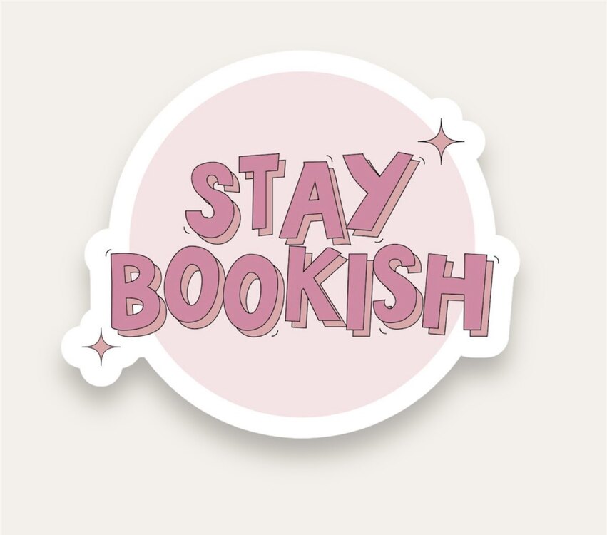 Stay Bookish Tekli Sticker