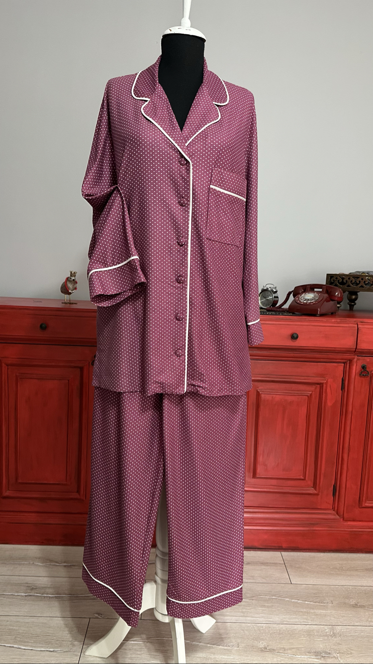 38/50 beden pijama takımı kalıbı