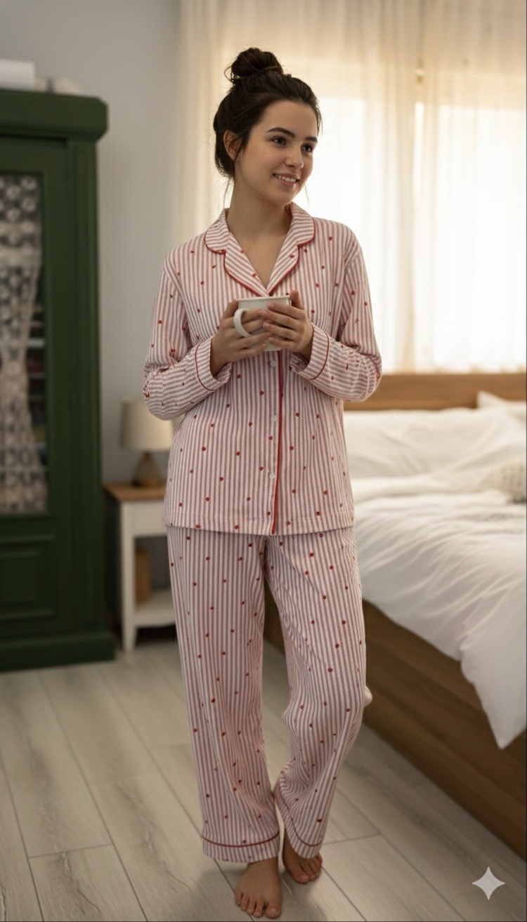 38/50 beden pijama takımı kalıbı