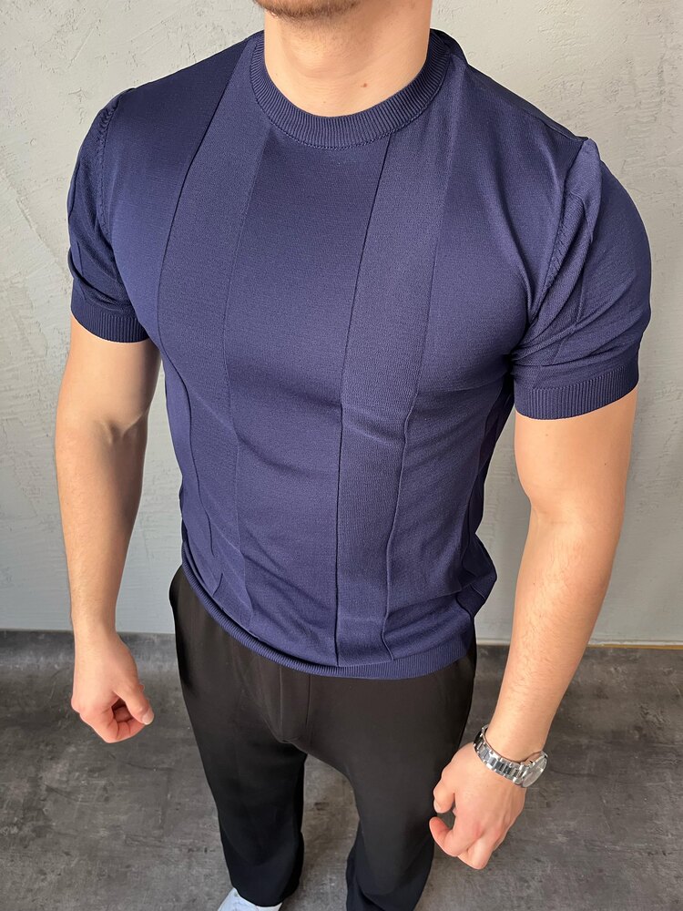 KALIN ŞERİTLİ LACİ TRİKO