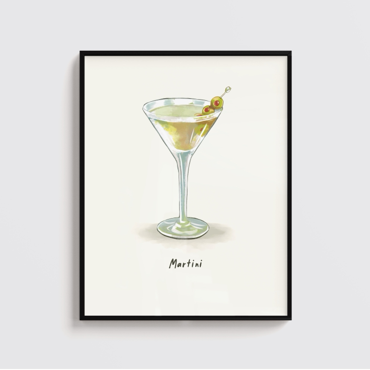 Martini Poster 