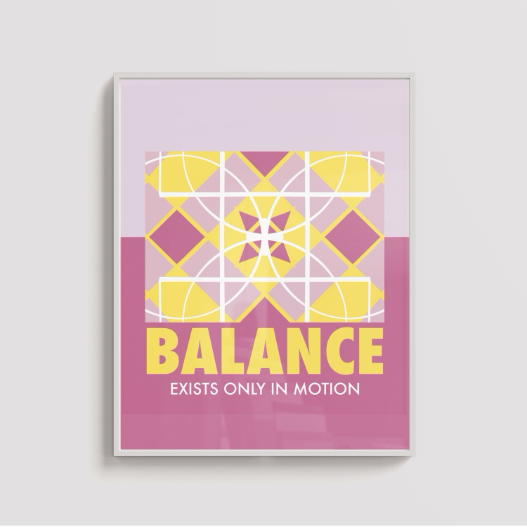 Balance Poster | Pebble Street Poster