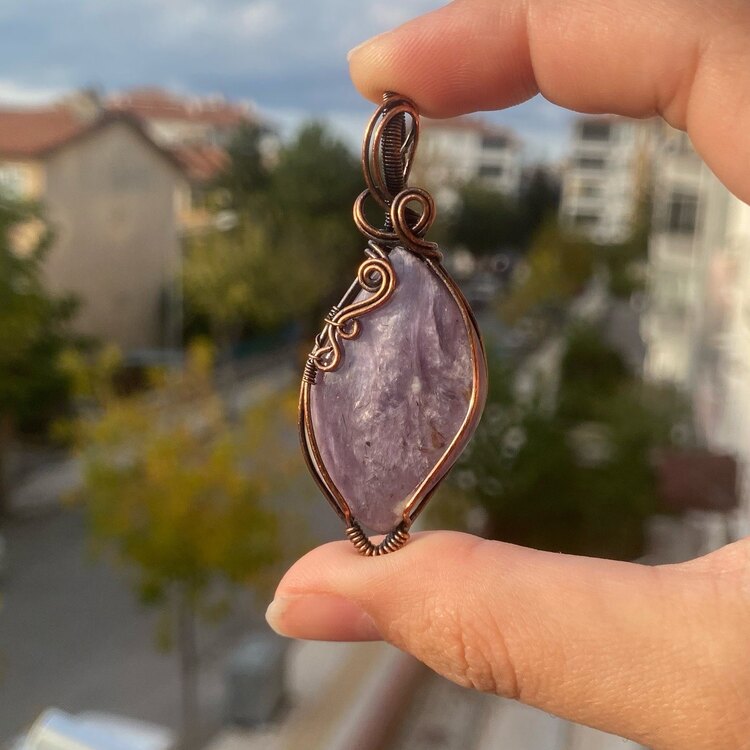 Lepidolit Kolye
