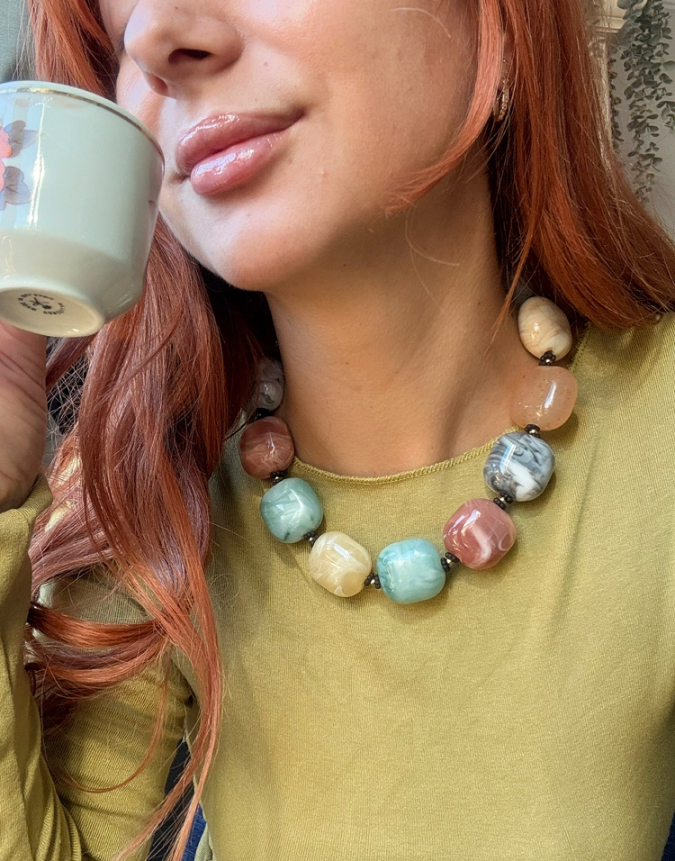 Pastel ~ Tasarım kolye