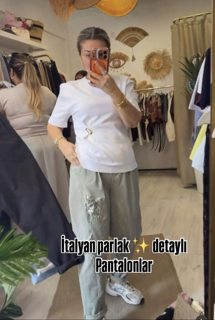 İtalyan yıldızlı pantolonum