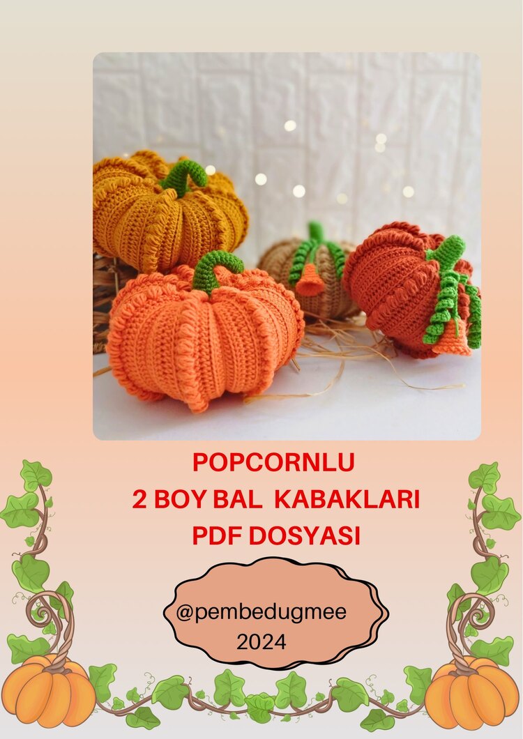 2 Boy Tarif Birada / popcornlu bal kabağı tarifi