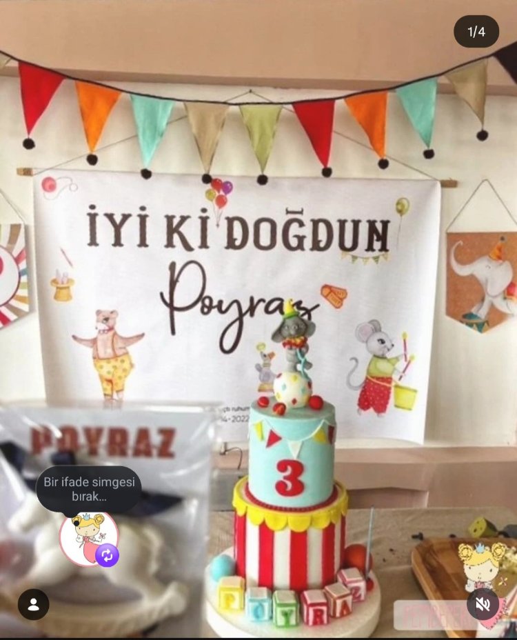 Sirk teması bayraklar
