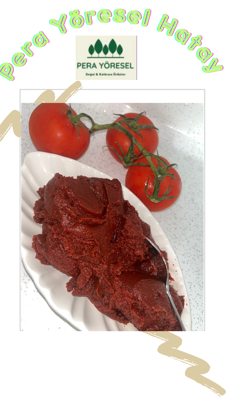 Hatay Kaynatma Köy Domates Salçası 1 KG 