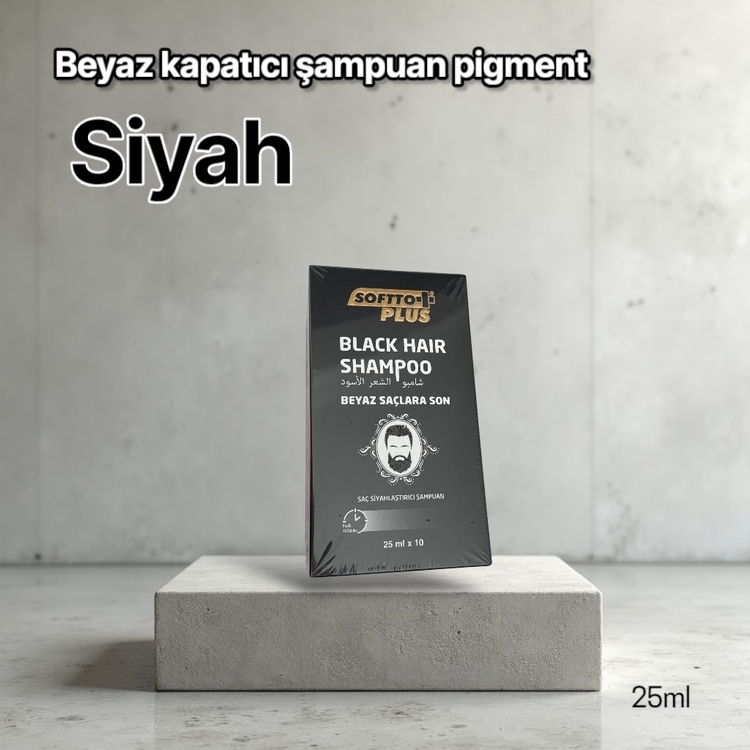 Black Hair Shampoo 10x25ml