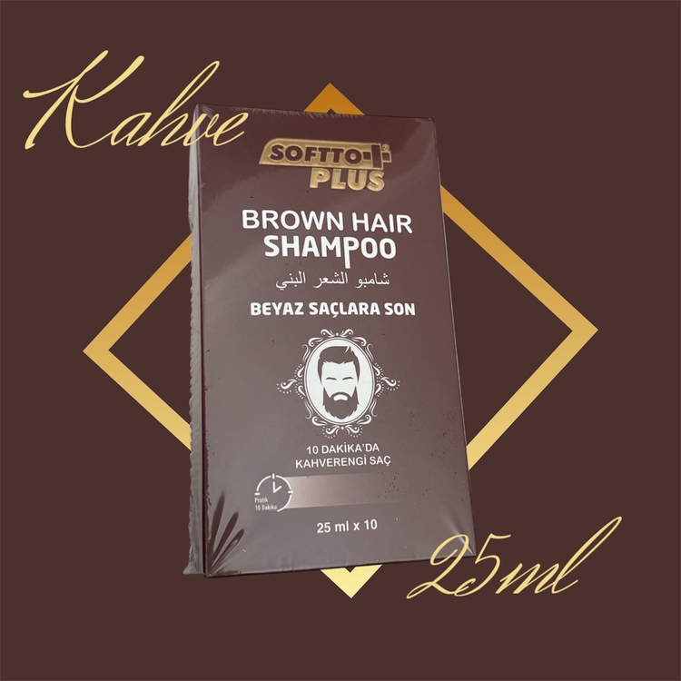 Black Hair Shampoo 10x25ml