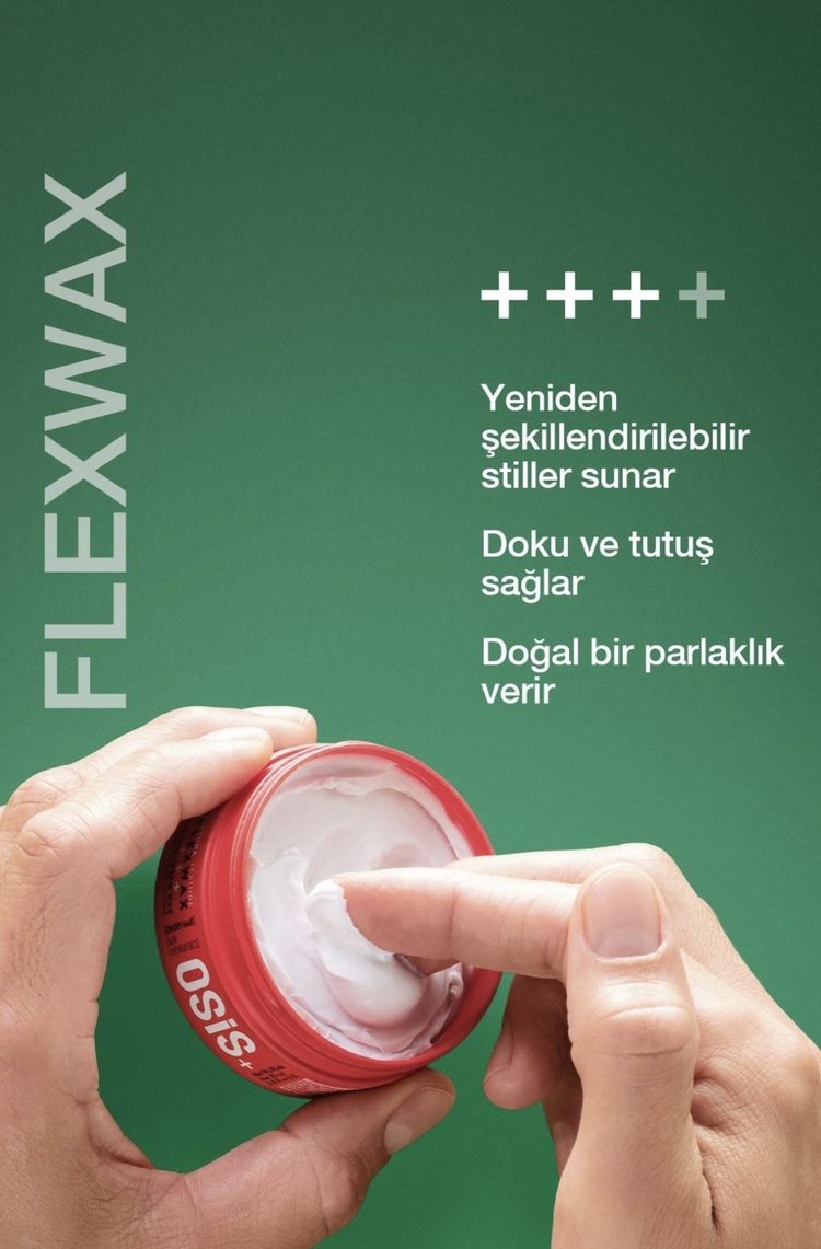 Osis Flexwax Güçlü Tutucu Wax 85ml