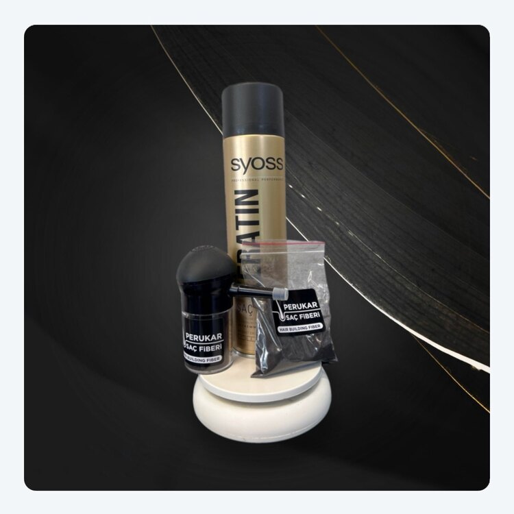 PERUKAR SAÇ FİBERİ 3 LÜ SET